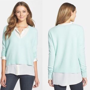 Halogen
Waffle Stitch Cashmere V-Neck Sweater